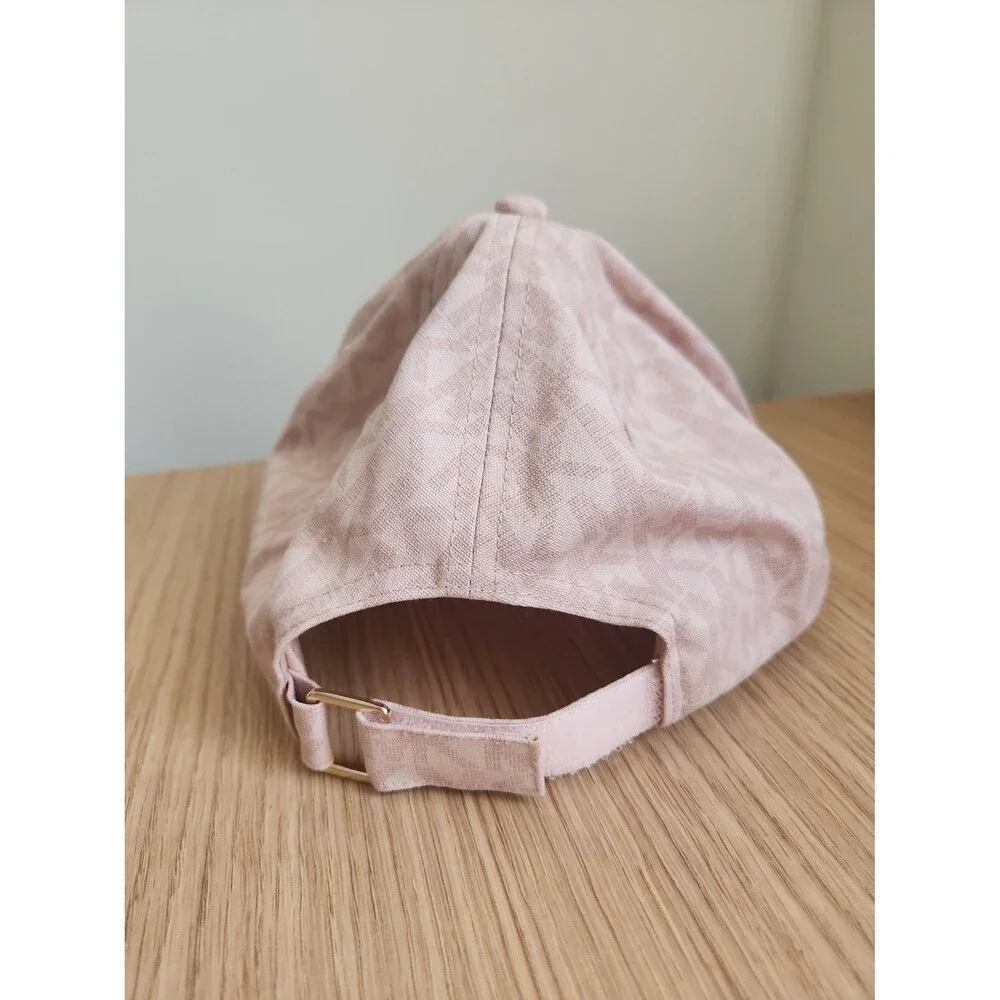Michael Kors Pink Signature Print Adjustable Hat Cap